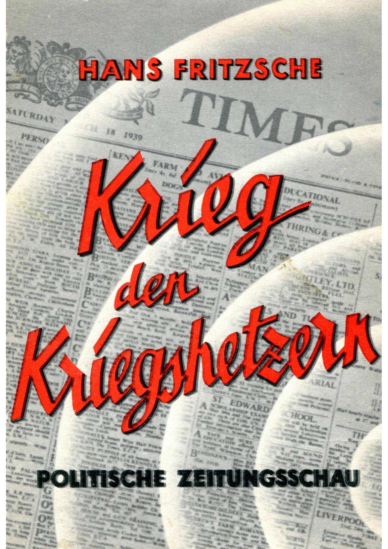 Krieg den Kriegshetzern