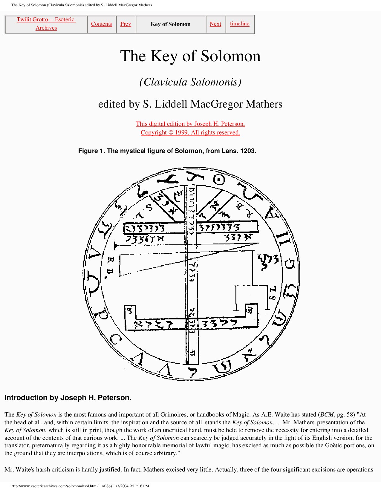 The Key of Solomon