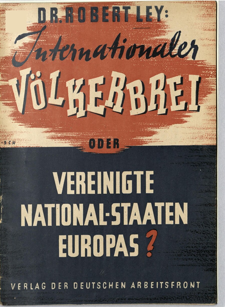 Internationaler Völkerbrei oder Vereinigte National-Staaten Europas