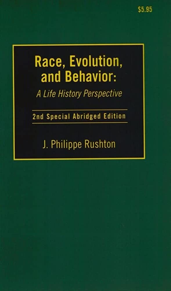 Race, Evolution, and Behavior: A Life History Perspective