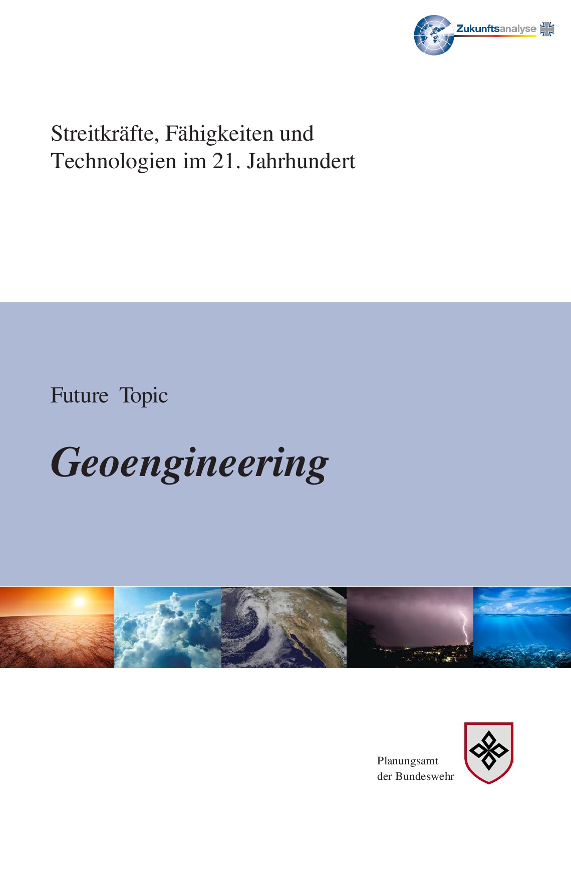 Future Topic Geoengineering